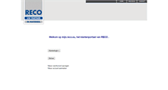 Desktop Screenshot of mijn.reco.eu